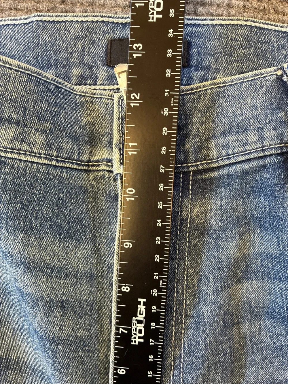 True Religion Geno Relaxed Slim Jeans Mens 42 Flap Pocket Blue Denim Dry Cleaned